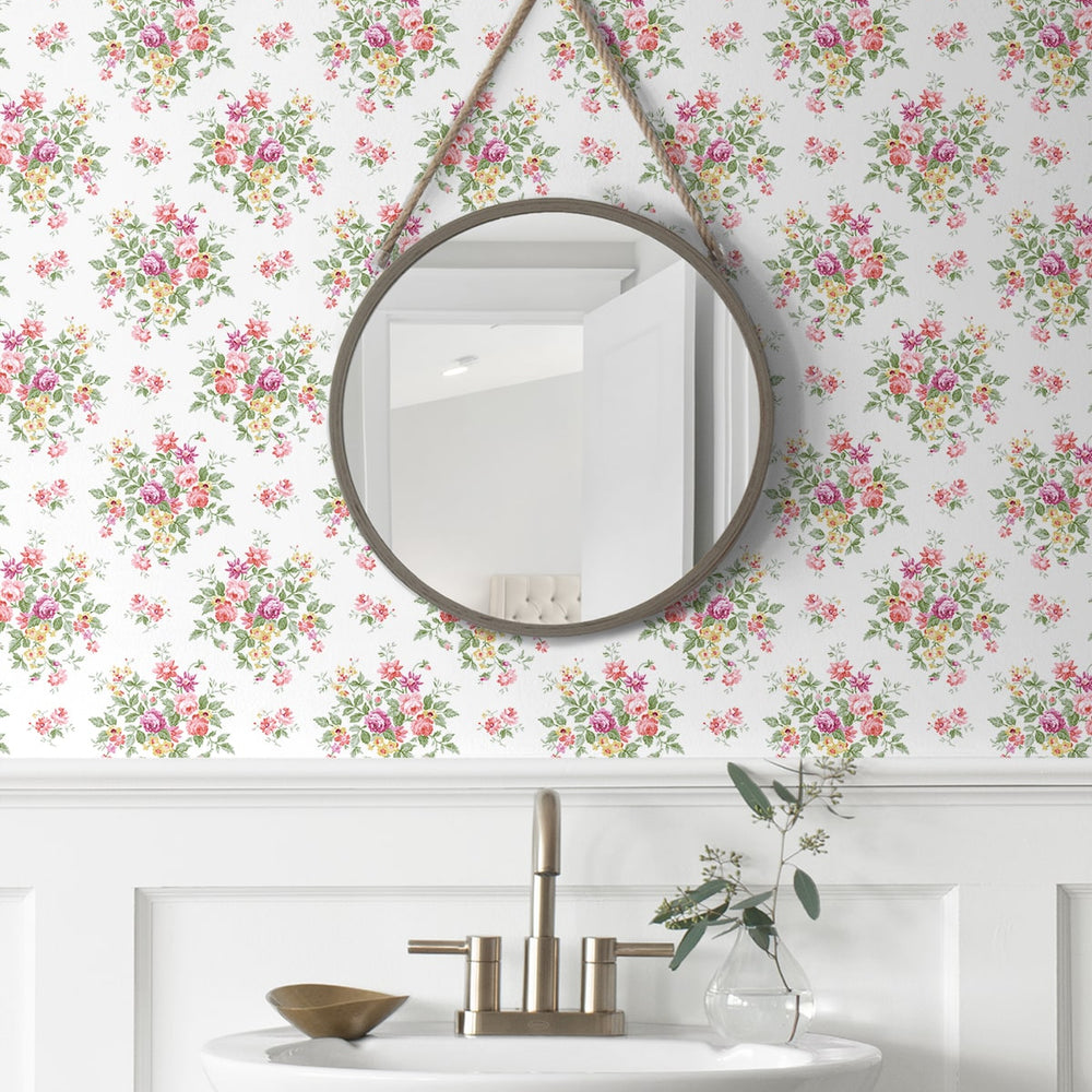 
                  
                    PR12601 floral prepasted wallpaper bathroom from Seabrook Designs
                  
                