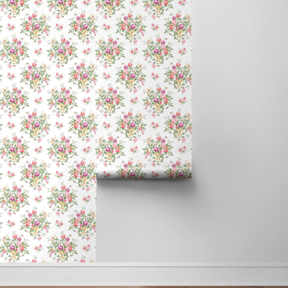 
                  
                    PR12601 floral prepasted wallpaper roll from Seabrook Designs
                  
                