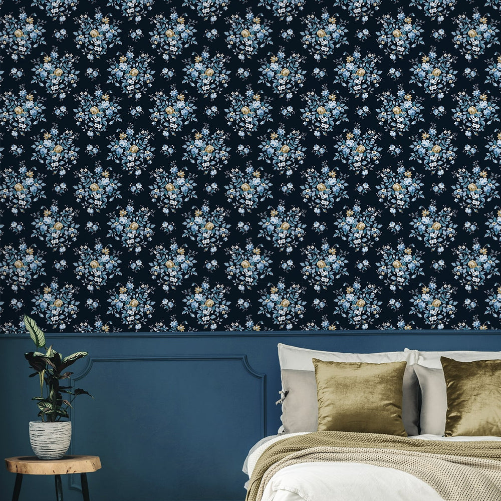 
                  
                    PR12602 floral prepasted wallpaper bedroom from Seabrook Designs
                  
                
