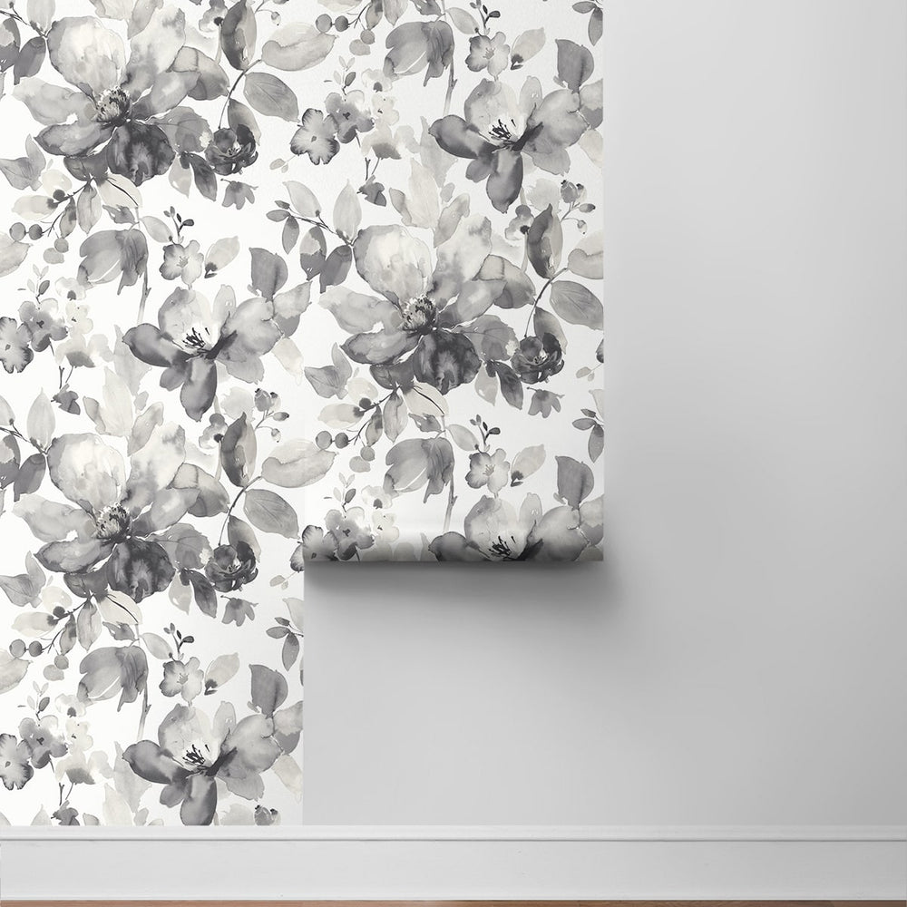
                  
                    PR12700 watercolor floral prepasted wallpaper roll from Seabrook Designs
                  
                