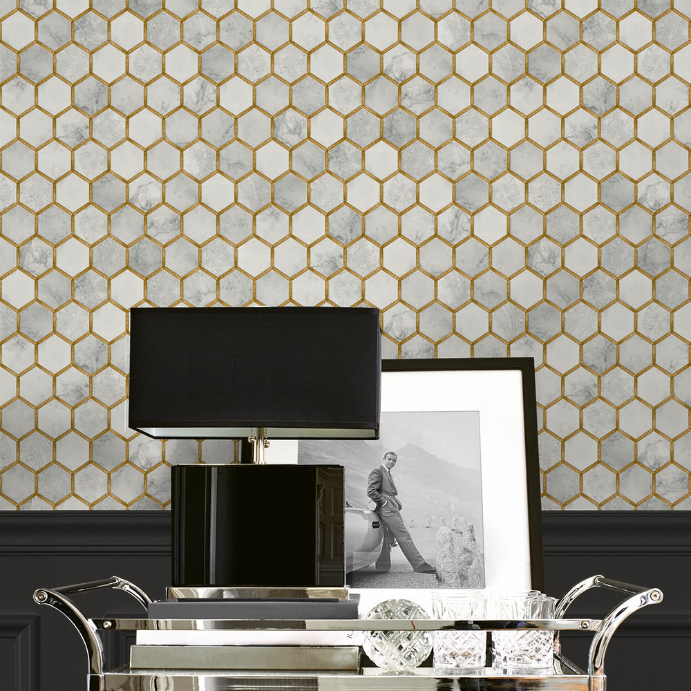 
                  
                    PR12905 faux tile prepasted wallpaper entryway from Seabrook Designs
                  
                