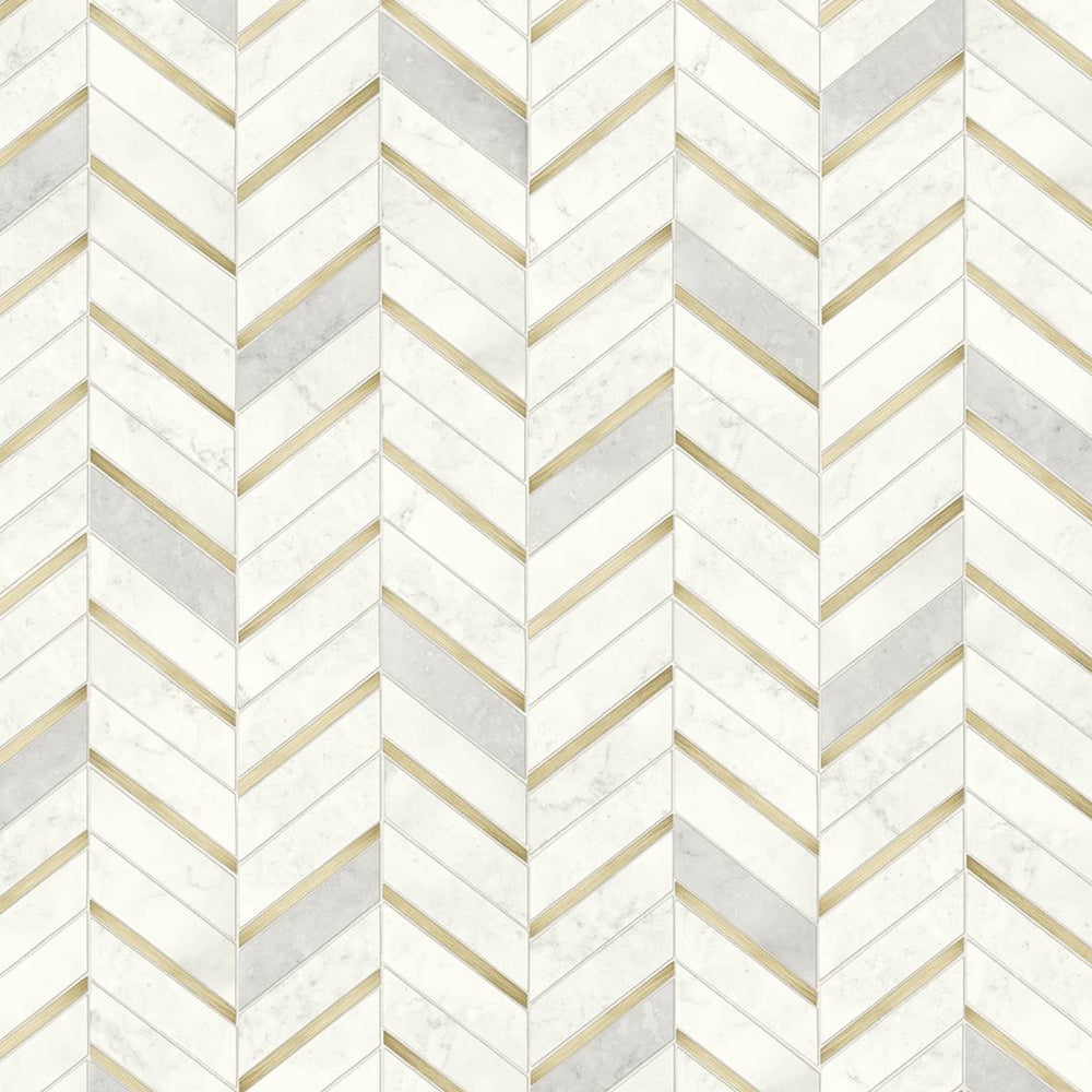 PR13105 faux chevron tile prepasted wallpaper from Seabrook Designs
