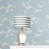 PR13202 floral prepasted wallpaper decor from Seabrook Designs