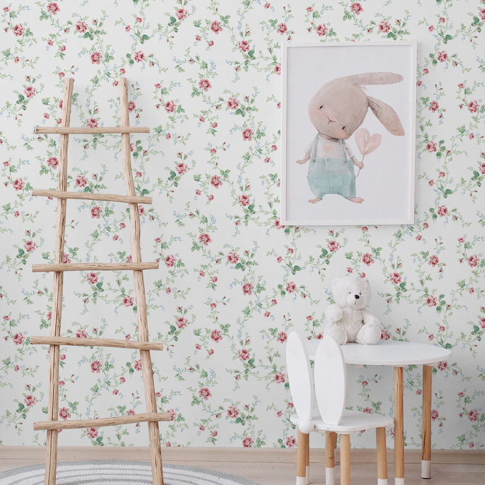 
                  
                    PR13301 floral trail prepasted wallpaper nursery from Seabrook Designs
                  
                
