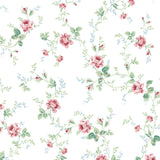 PR13301 floral trail prepasted wallpaper from Seabrook Designs