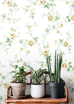 PR13303 floral trail prepasted wallpaper decor from Seabrook Designs