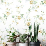 PR13303 floral trail prepasted wallpaper decor from Seabrook Designs