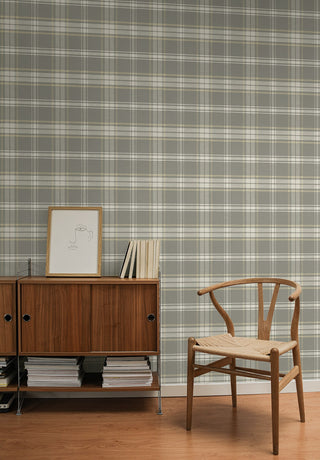 PR13408 plaid prepasted wallpaper decor from Seabrook Designs