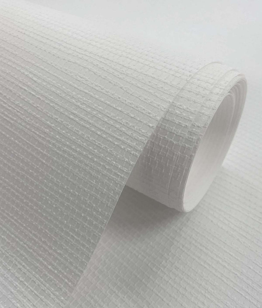 PP10500 faux grasscloth paintable peel and stick wallpaper roll from NextWall