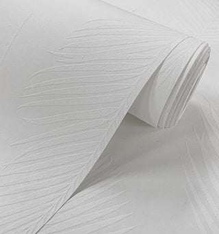PP10600 palm leaf paintable peel and stick wallpaper puff from NextWall