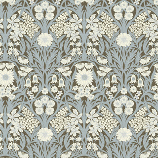Mitchell Black Wild Meadow Floral Wallpaper in shade Earthtone at Say Decor