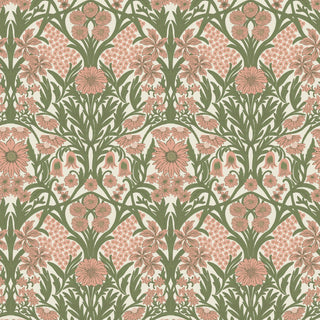 Mitchell Black Wild Meadow Floral Wallpaper in shade Sage Pink at Say Decor