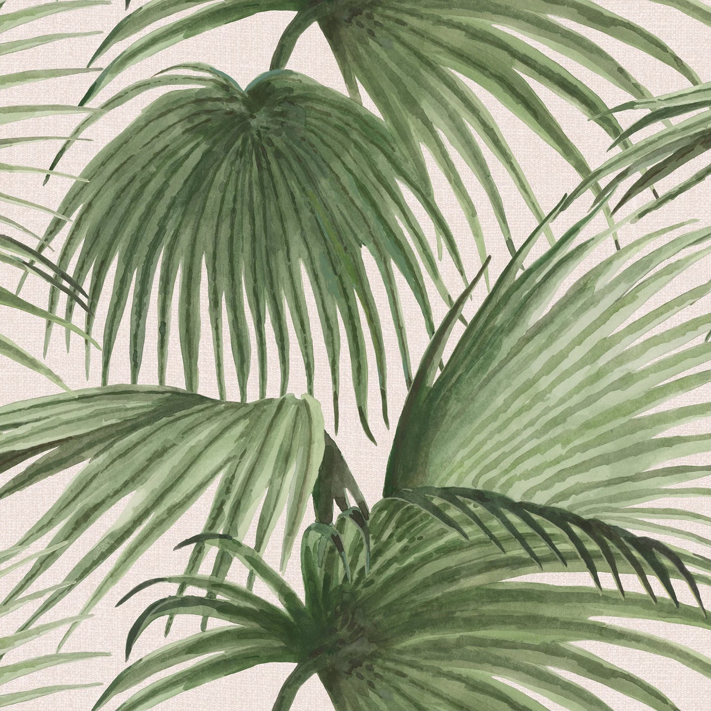 Mitchell Black x Megan Molten Pawley’s Island Palms Botanical Wallpaper in shade Barely Blush at Say Decor
