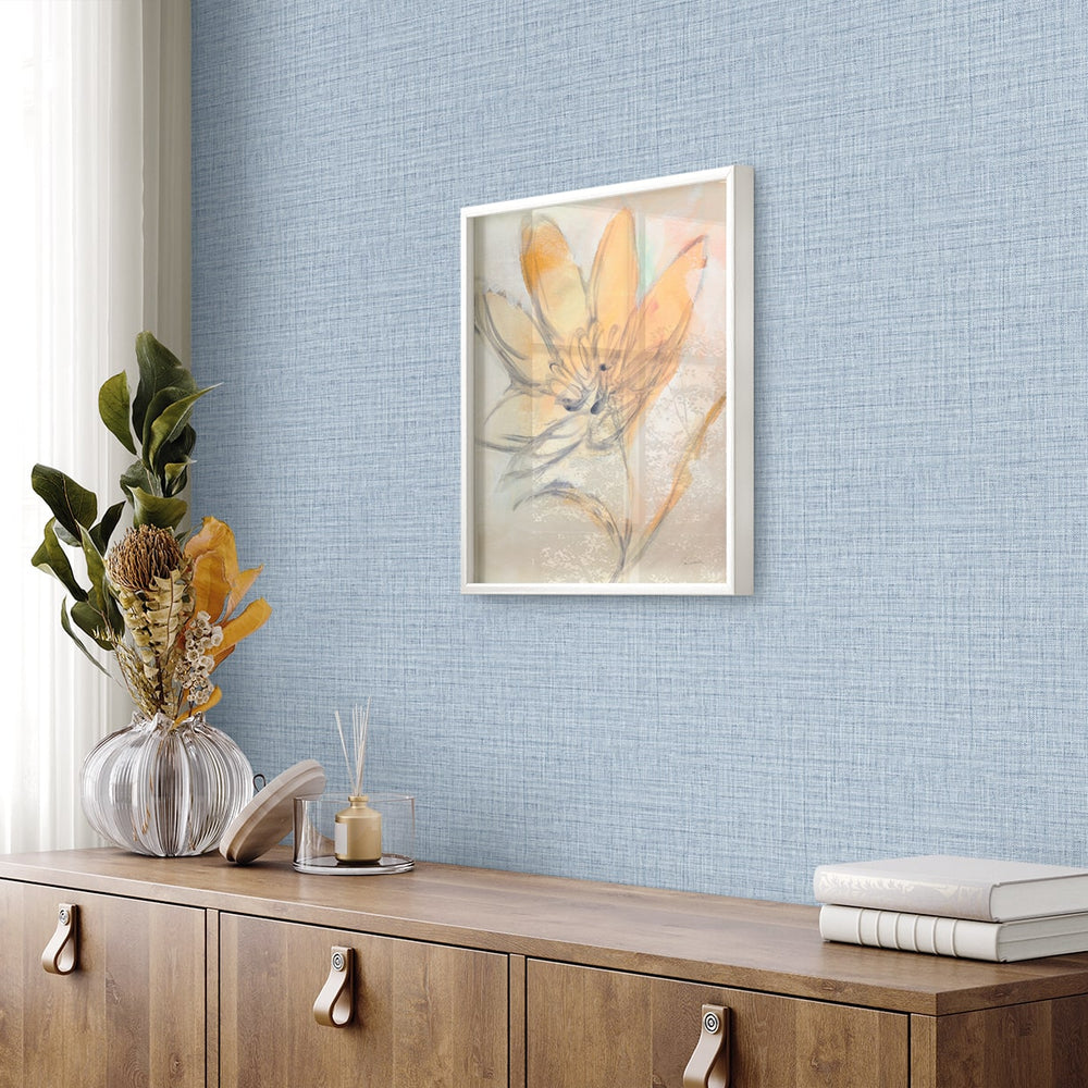 
                  
                    RA40104 textured vinyl wallpaper living room from the Raffia collection by Seabrook Designs
                  
                