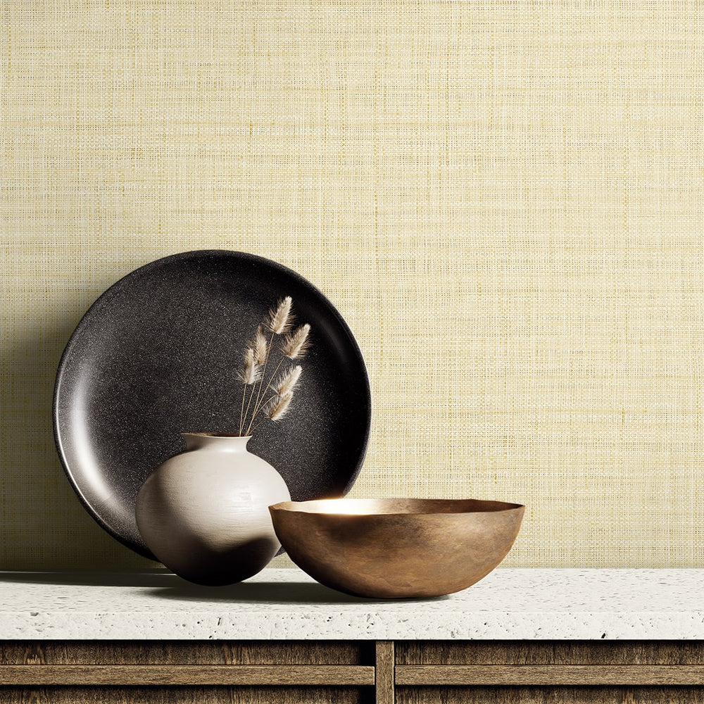 
                  
                    RA40105 textured vinyl wallpaper decor from the Raffia collection by Seabrook Designs
                  
                