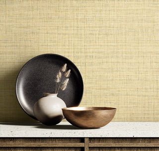 RA40107 textured vinyl wallpaper decor from the Raffia collection by Seabrook Designs