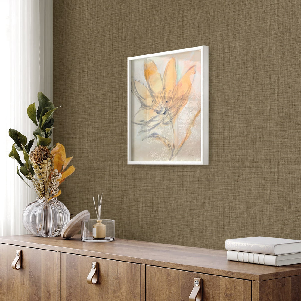 
                  
                    RA40108 textured vinyl wallpaper living room from the Raffia collection by Seabrook Designs
                  
                