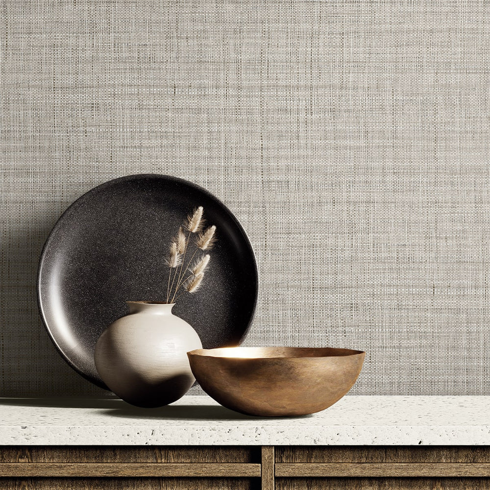 
                  
                    RA40132 textured vinyl wallpaper buffet from the Raffia collection by Seabrook Designs
                  
                