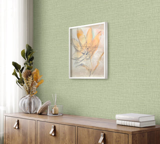 RA40133 textured vinyl wallpaper accent table from the Raffia collection by Seabrook Designs