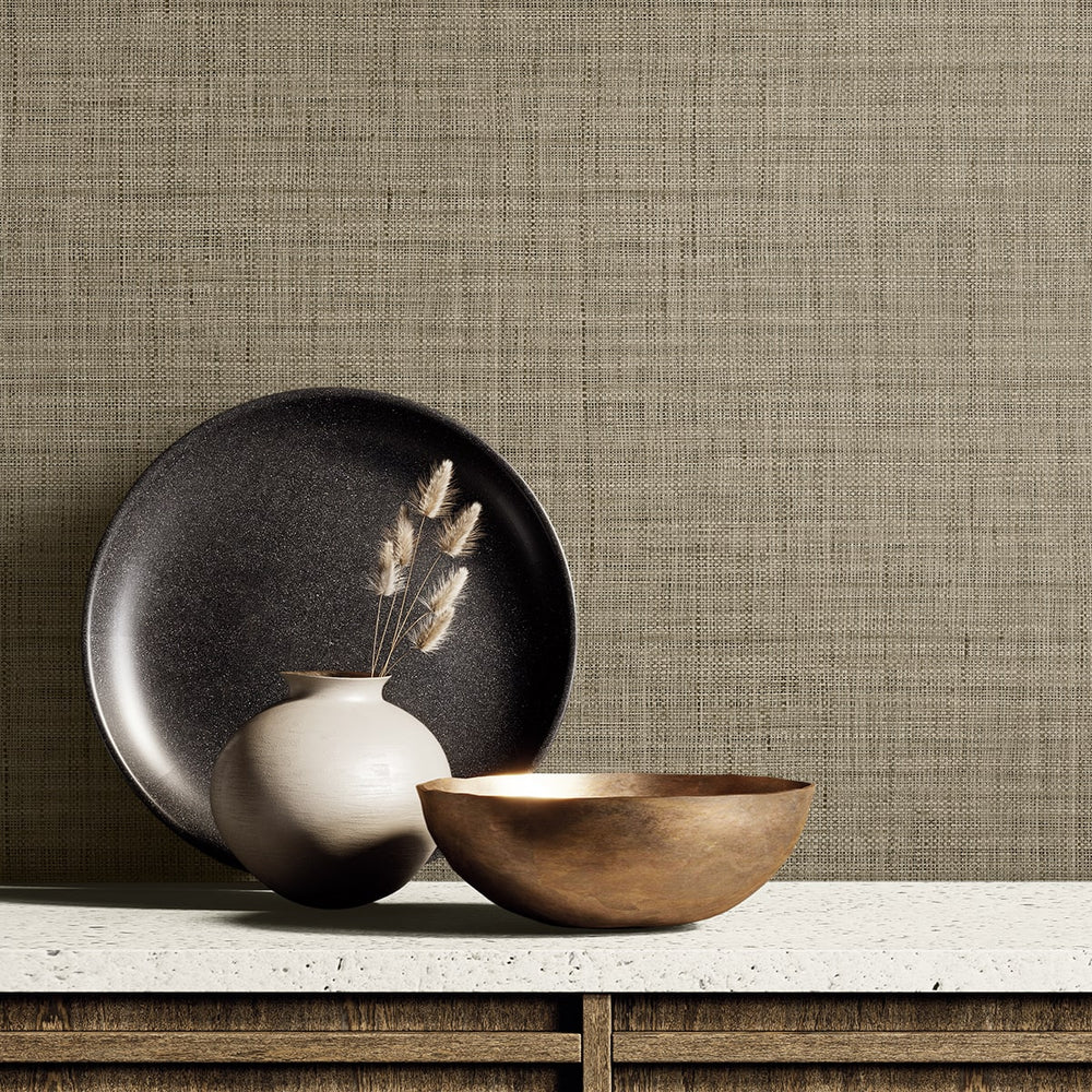 
                  
                    RA40135 textured vinyl wallpaper decor from the Raffia collection by Seabrook Designs
                  
                