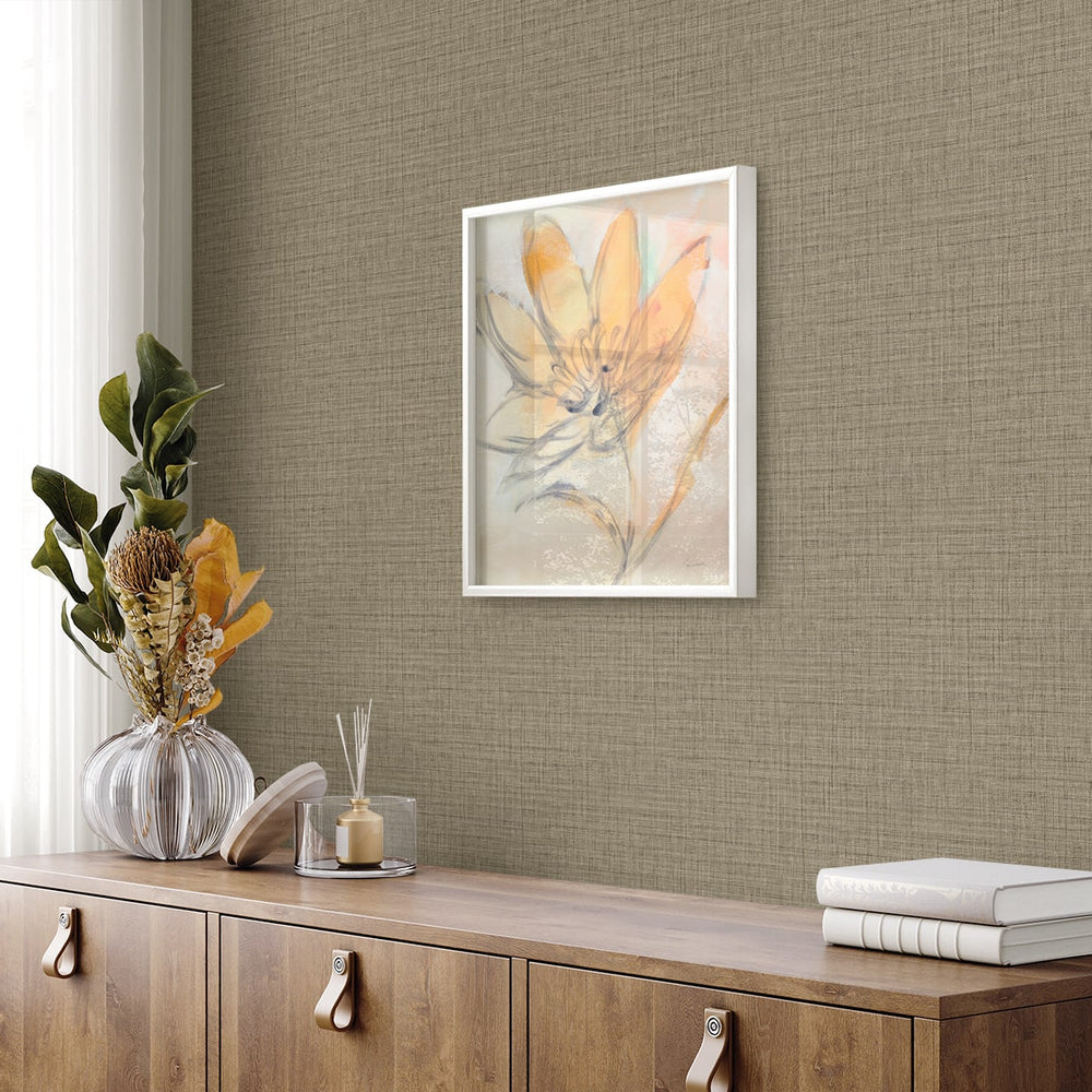 
                  
                    RA40135 textured vinyl wallpaper accent from the Raffia collection by Seabrook Designs
                  
                