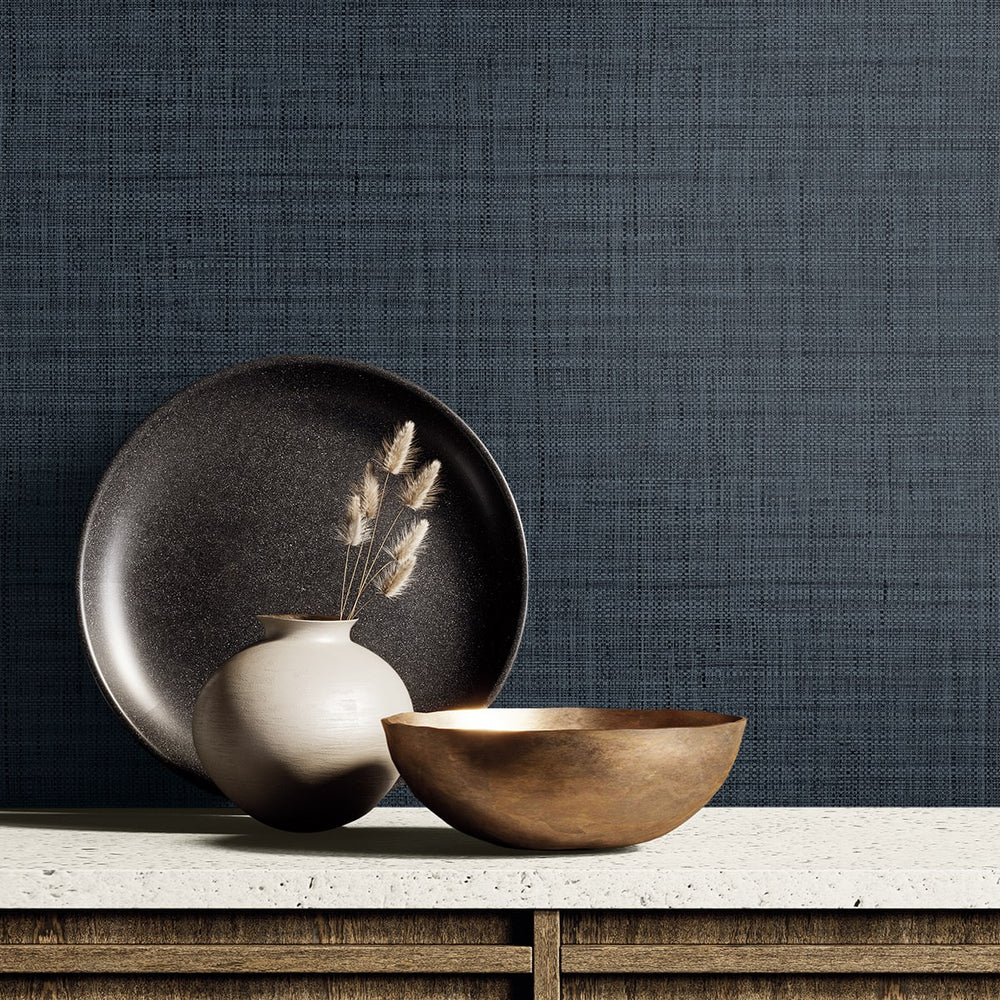 
                  
                    RA40136 textured vinyl wallpaper accent from the Raffia collection by Seabrook Designs
                  
                