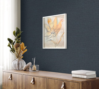 RA40136 textured vinyl wallpaper accent from the Raffia collection by Seabrook Designs