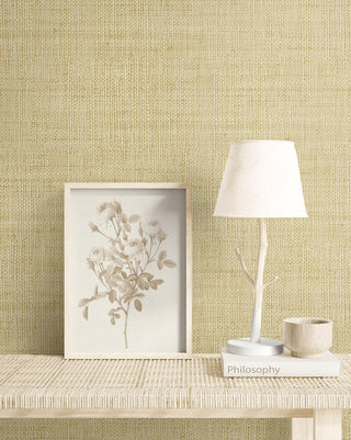 RA40303 faux weave textured vinyl wallpaper decor from the Raffia collection by Seabrook Designs