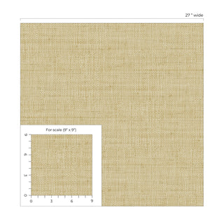Raffia Wild Bind Faux Weave Embossed Vinyl Unpasted Wallpaper