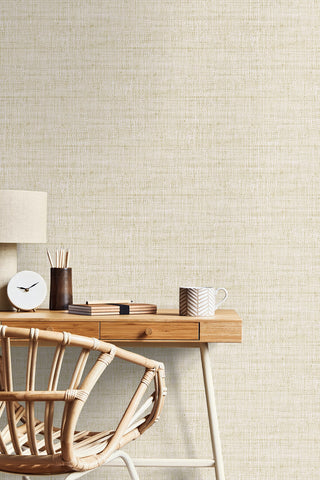 RA40311 faux weave textured vinyl wallpaper work from home from the Raffia collection by Seabrook Designs