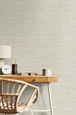 RA40313 faux weave textured vinyl wallpaper mug from the Raffia collection by Seabrook Designs