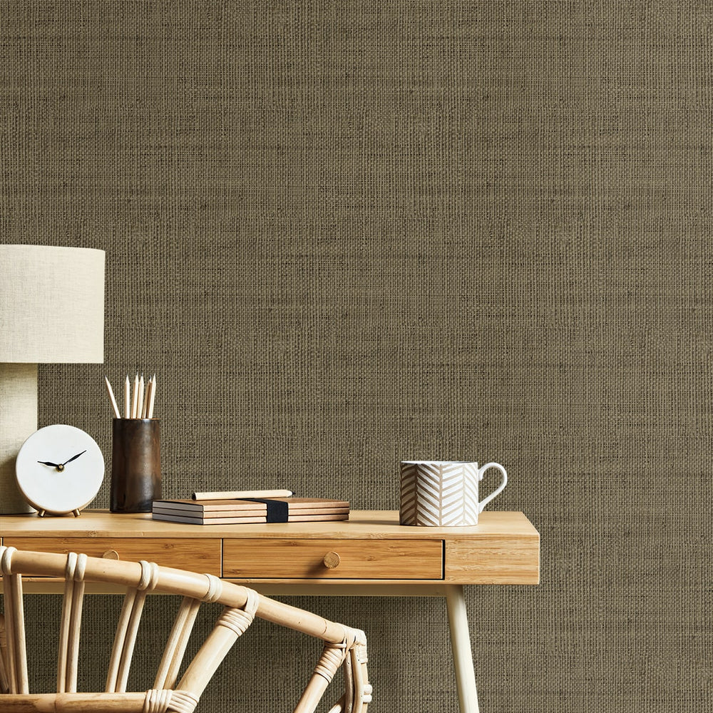 
                  
                    RA40316 faux weave textured vinyl wallpaper home office from the Raffia collection by Seabrook Designs
                  
                