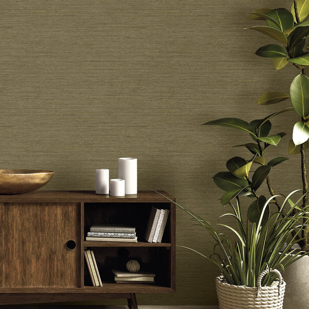 
                  
                    RA40902 faux weave textured vinyl wallpaper plant from the Raffia collection by Seabrook Designs
                  
                