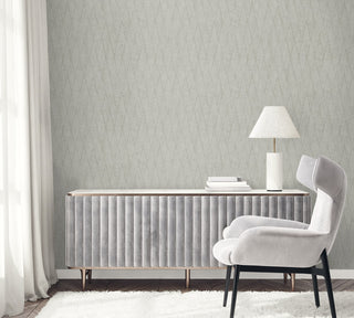 RA41207 textured vinyl wallpaper living room from the Raffia collection by Seabrook Designs