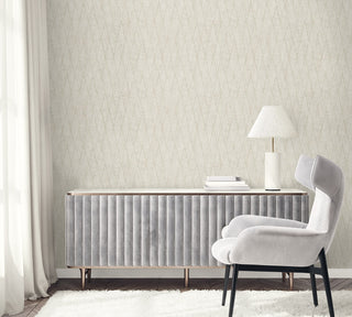 RA41211 textured vinyl wallpaper living room from the Raffia collection by Seabrook Designs