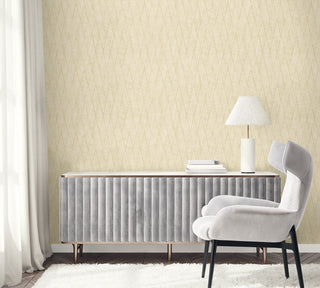 RA41212 textured vinyl wallpaper console table from the Raffia collection by Seabrook Designs
