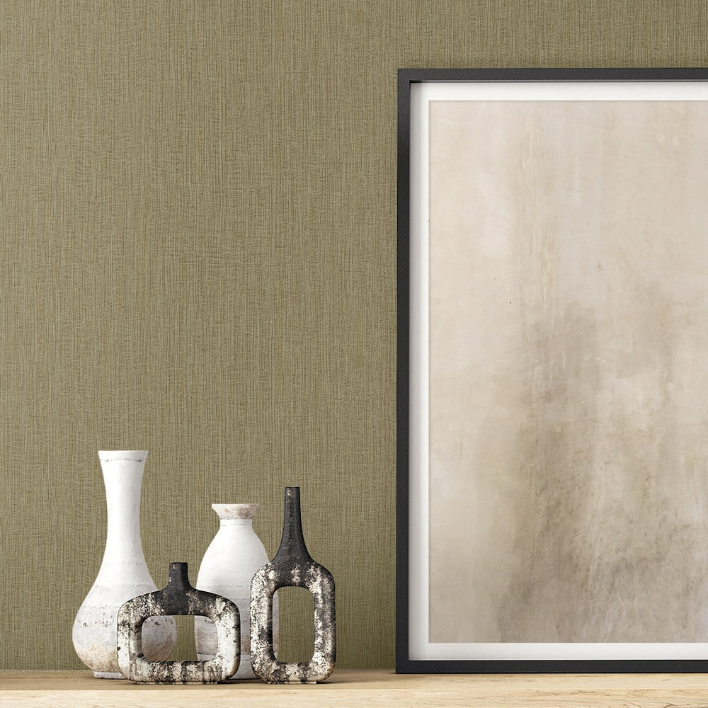 RA41515 textured vinyl unpasted wallpaper decor from the Raffia collection by Seabrook Designs