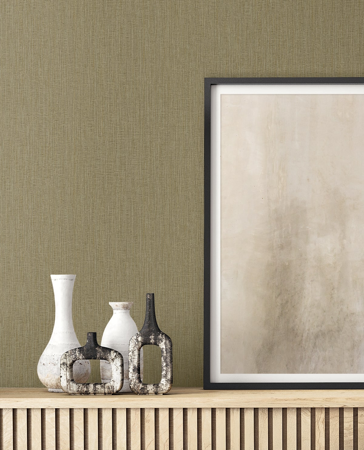 RA41515 textured vinyl unpasted wallpaper decor from the Raffia collection by Seabrook Designs