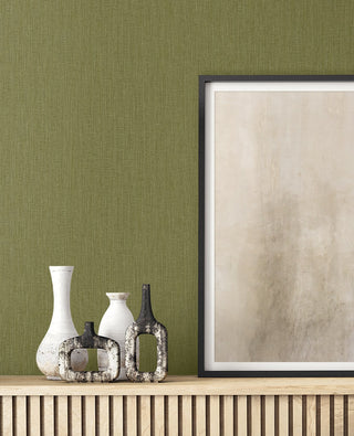 RA41516 textured vinyl unpasted wallpaper table from the Raffia collection by Seabrook Designs