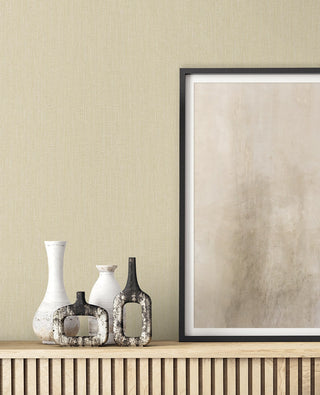 RA41519 textured vinyl unpasted wallpaper accent from the Raffia collection by Seabrook Designs