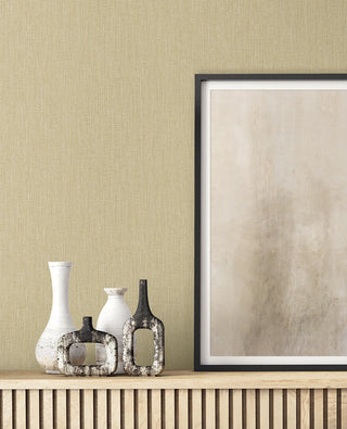 RA41520 textured vinyl unpasted wallpaper living room from the Raffia collection by Seabrook Designs