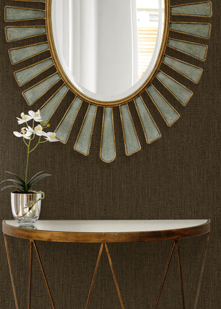 RA41524 textured vinyl unpasted wallpaper orchid from the Raffia collection by Seabrook Designs