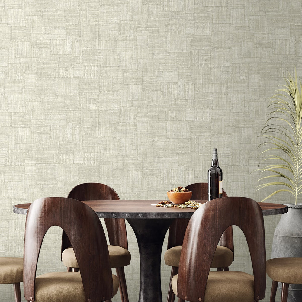 
                  
                    RA41710 textured vinyl wallpaper kitchen table from the Raffia collection by Seabrook Designs
                  
                