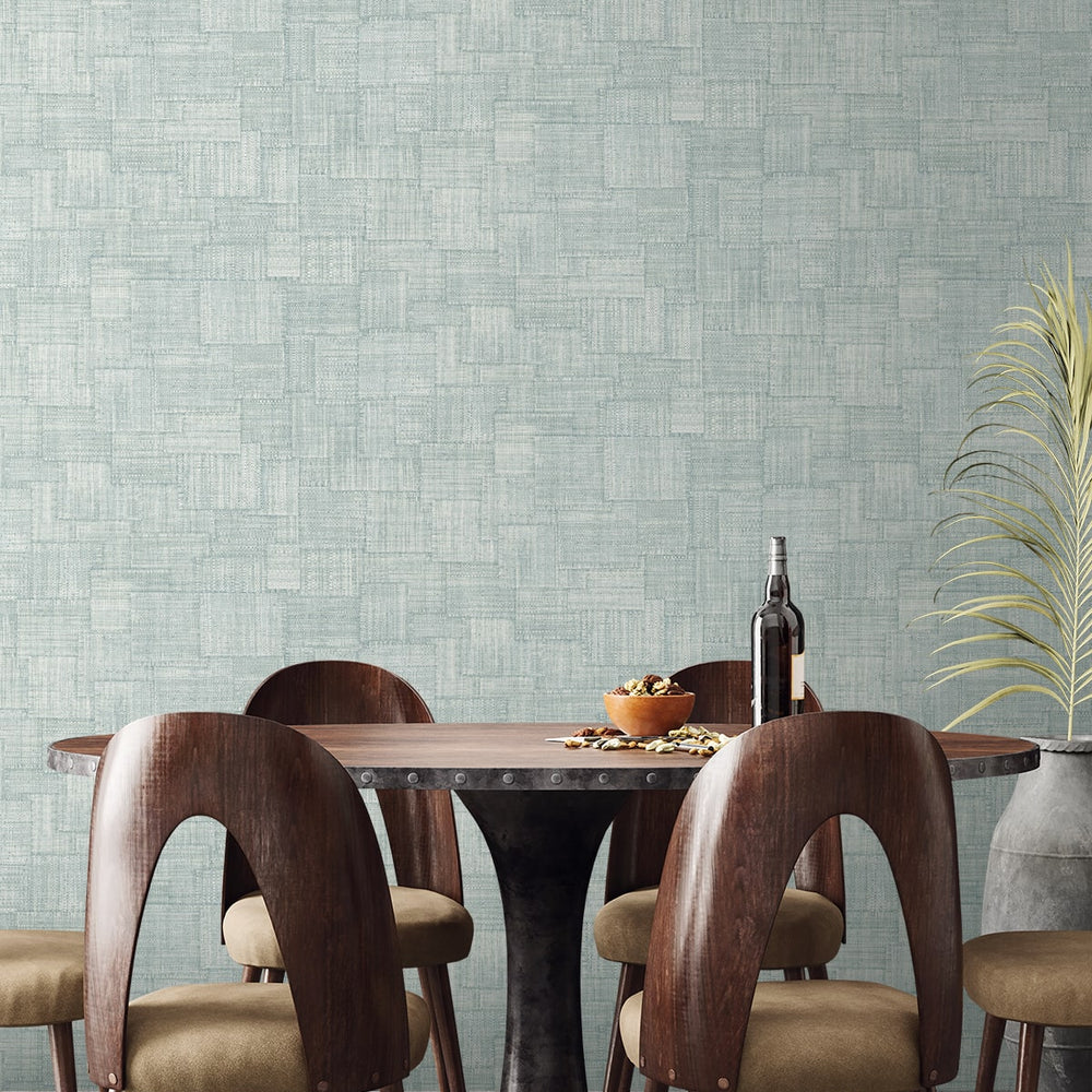 
                  
                    RA41716 textured vinyl wallpaper dining decor from the Raffia collection by Seabrook Designs
                  
                