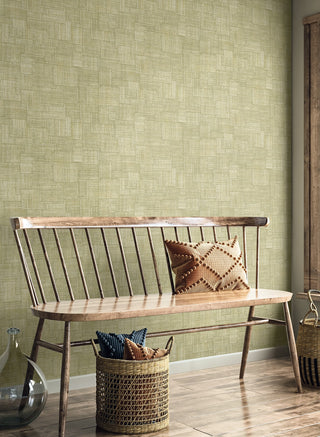 RA41717 textured vinyl wallpaper accent from the Raffia collection by Seabrook Designs