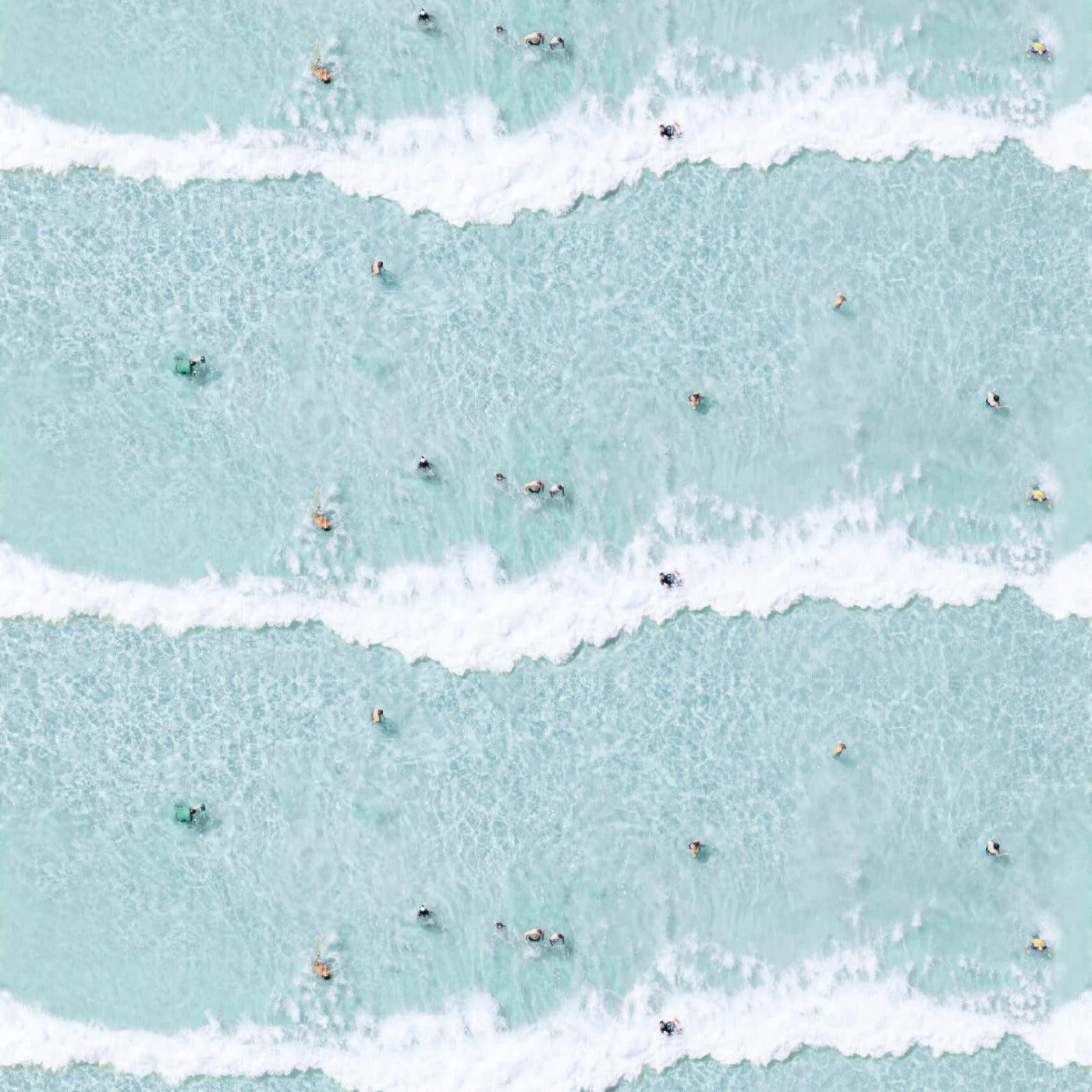 Mitchell Black Gray Malin Ocean Swimmers Wallpaper at Say Decor