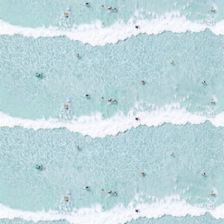 Mitchell Black Gray Malin Ocean Swimmers Wallpaper at Say Decor