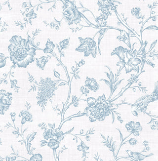 Leoura Chinoiserie Blue Peel and Stick Wallpaper at Say Decor