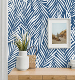 SG12302 palm leaf peel and stick wallpaper decor from Stacy Garcia Home