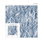 SG12302 palm leaf peel and stick wallpaper scale  from Stacy Garcia Home